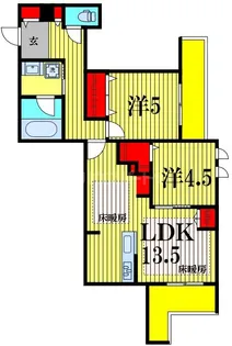 千葉県柏市中央町【マンション】の間取り
