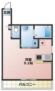 カーサ江戸川【1階】の間取り