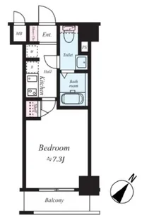 神奈川県横浜市中区野毛町3【マンション】の間取り