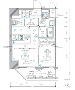 ディアレイシャス東別院IV【3階】の間取り