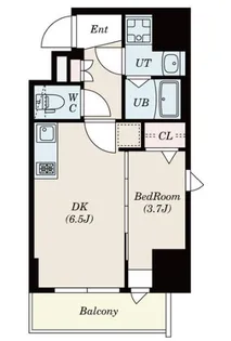 エスリードレジデンス上前津フロント【13階】の間取り