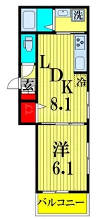 FOR HEIM【4階】の間取り