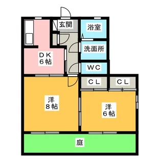 アルモニーC【1階】の間取り