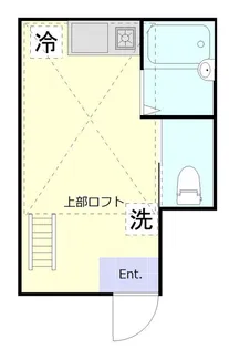 インベスト大森北【1階】の間取り