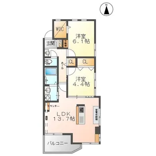 INOUE BLDG.【1階】の間取り
