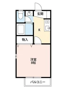 ベルスビック新井【1階】の間取り