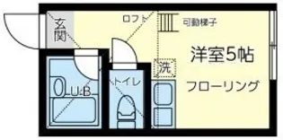 ユナイト天王町コニーホーキンス【2階】の間取り