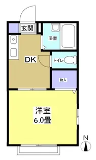 ハイツナナサト【2階】の間取り