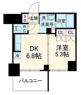 LA CLAIR 南浦和【3階】の間取り