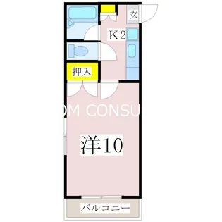 第2山元孝二ビル【2階】の間取り