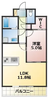 フィエスタ水前寺【10階】の間取り