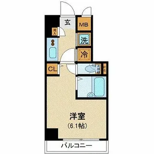 ドルチェ東京・八重洲通り【1階】の間取り