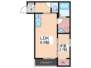 サニーコート参番館【2階】の間取り