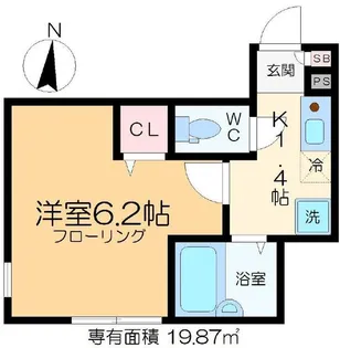 千住啓明館【1階】の間取り