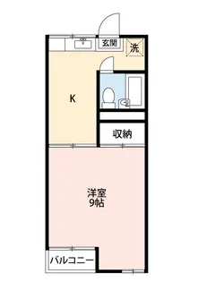 花園台コーポ【2階】の間取り