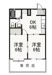 ベルエポック斉藤【1階】の間取り