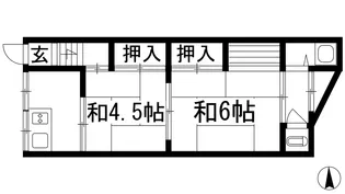 雛倉文化【2階】の間取り