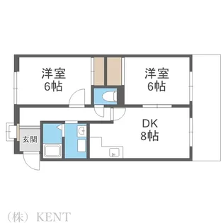 北17条ビル(旧:LEE北17条東ビル)【2階】の間取り
