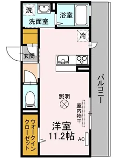 大供MOMO【1階】の間取り