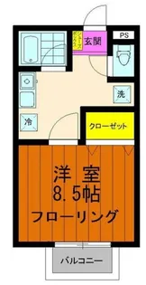 ブロードシャイン【2階】の間取り