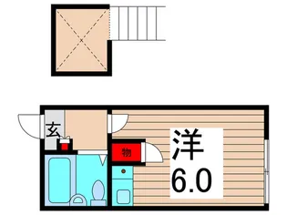 ブルーメアライ71【1階】の間取り