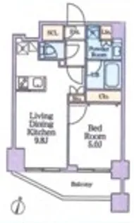 クレストコート中板橋【2階】の間取り