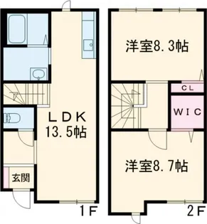 グランジュッテ Fの間取り