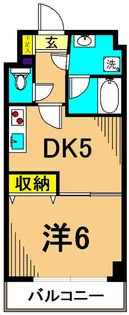 アミーゴ仲六郷【3階】の間取り