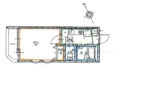アドバンステージ岡沢【1階】の間取り