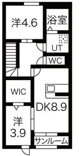M&T神町北 III【2階】の間取り