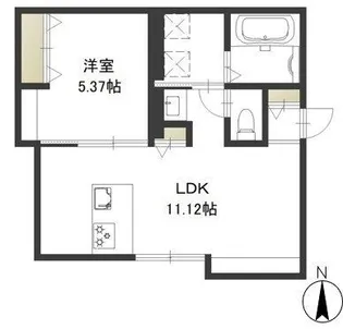 レガーレ原尾島【1階】の間取り