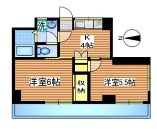 フラワーハイツ(フラワーハイツ)【2階】の間取り