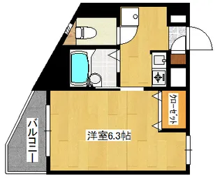 グレースパーク元住吉【2階】の間取り