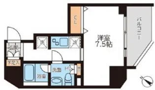 GRAN PASEO本駒込【7階】の間取り