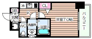 フォーリアライズ阿波座ウエスト【11階】の間取り