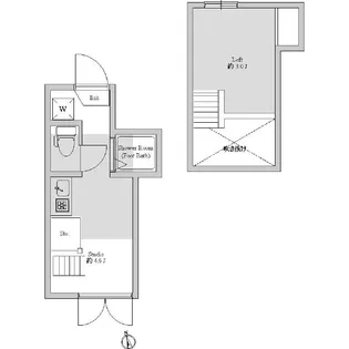 アーバンプレイス阿佐ヶ谷北【2階】の間取り