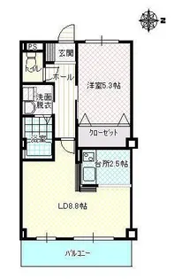 プレゼンス白石【3階】の間取り