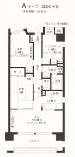 ひかるコート横浜【4階】の間取り