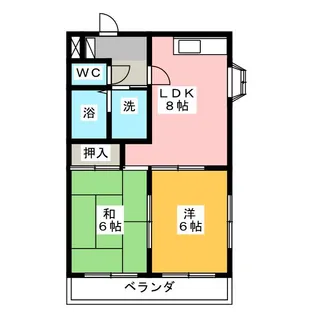 メゾン桜井【3階】の間取り