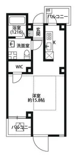 プレールドゥーク門前仲町【6階】の間取り