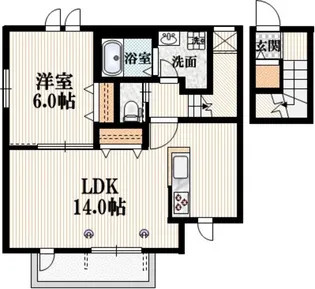 メゾン京【2階】の間取り