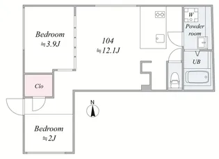 trias148【1階】の間取り