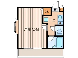 エルサヴァ-ル【2階】の間取り