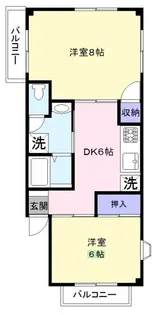 ジョイフラット【3階】の間取り