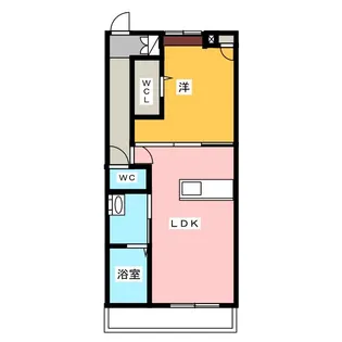 ボヌール楽田駅東【2階】の間取り