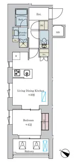 Brillia ist 洗足池の杜【2階】の間取り