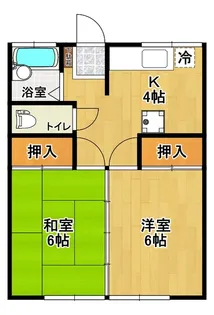コーポ荒井【1階】の間取り
