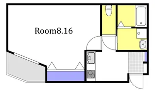 アーバンテラス医大前【2階】の間取り