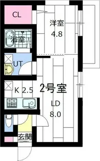 GIULIA(ジュリア)【3階】の間取り