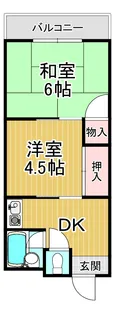 ノース大庄【2階】の間取り